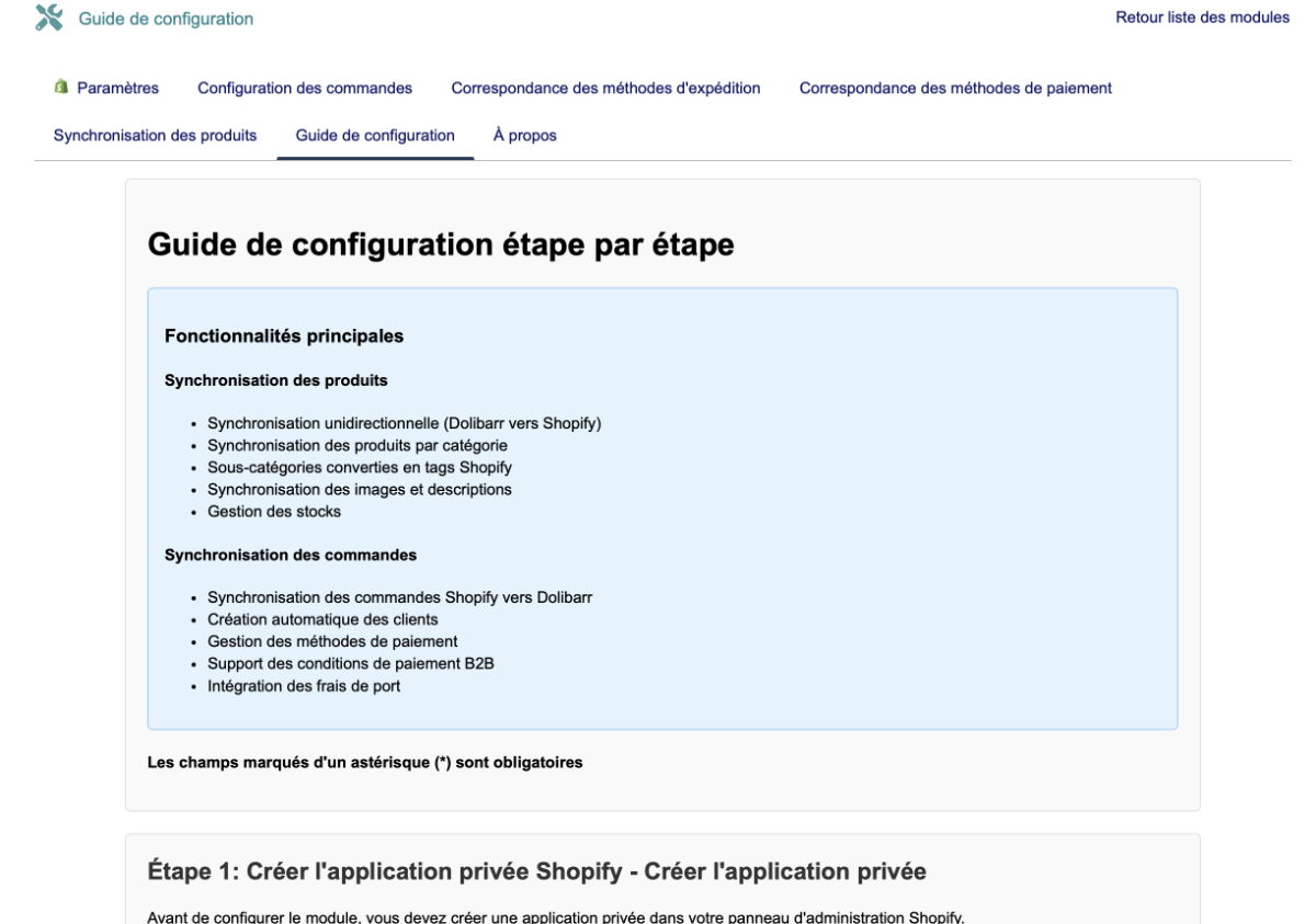 Configuration guides